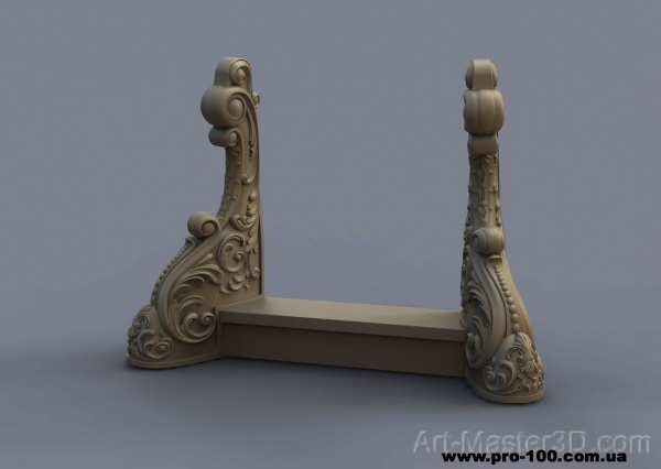 3D модель заходного столба