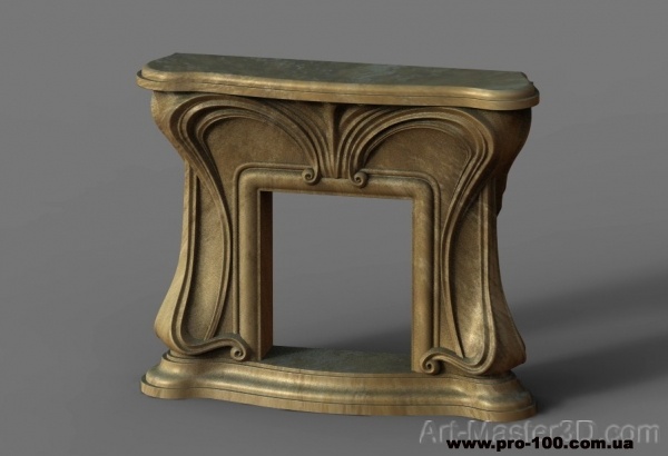 3D модель камина