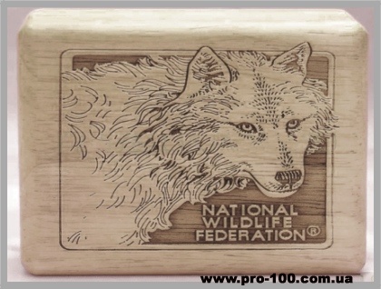 Гравировка дерева на лазерном гравере.